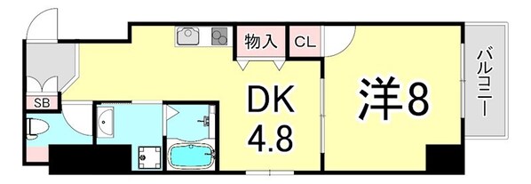 サムティ夙川レジデンスの物件間取画像